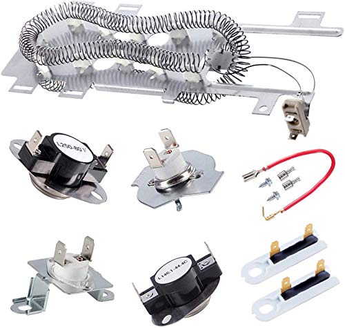 8544771 Dryer Heating Element, 279816 Thermostat Cut Off,279973 3392519 Dryer Thermal Fuse Compatible with maytag, kenmore,kitchen,whirlpool and More