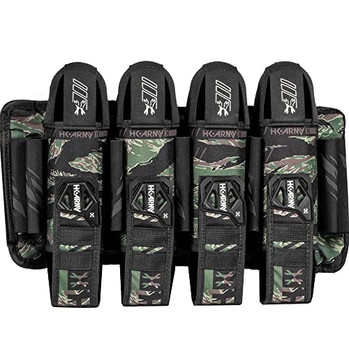 HK Army 4+3 Eject Paintball Harness Pod Pack - Tigerstripe