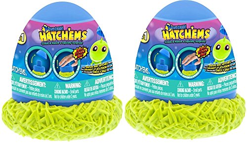 Set of 2 Mashems Hatchems Figures - Crack And Hatch A Squishy Surprise Manufacturer: Hatchems Mashems