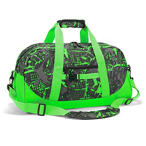 Stumdo Kids Overnighter Duffel Bags for kids, Carry-On Size & Ideal for School Practice or Overnight Travel Weekender Tote for Travel Gym Sport bag for Boys & Girls (11fglv)