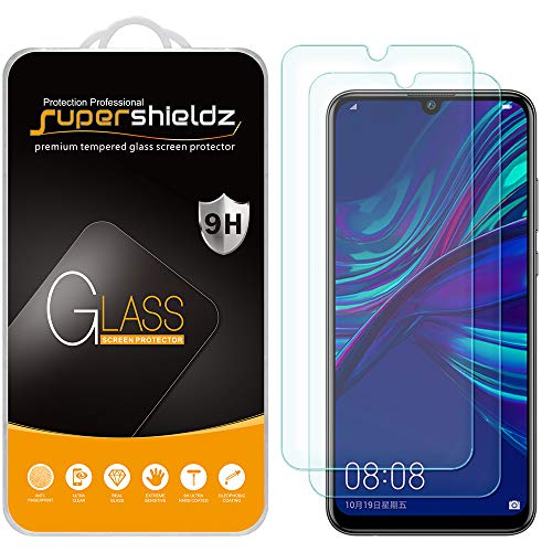 Supershieldz (2 Pack) Designed for Huawei P Smart Plus (2019) Tempered Glass Screen Protector, Anti Scratch, Bubble Free