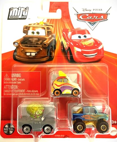 Disney Cars Mini Racers Proud Performers Mini Diecast 3-Pack, Ivy, Doug Crankel & Roadette Marker