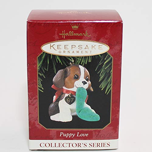Hallmark 1997 Puppy Love #7 in series ornament