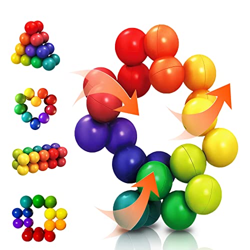 Dr.Kbder Sensory Fidget Toys for Kids Toddler Boys, Autism Figette Ball Autistic ADHD Cool Desk Toy, Calm Down Travel Airplane Essentials Toys for Age 3-12 Year Old, Stuffers Gift for Kids Teens Girls