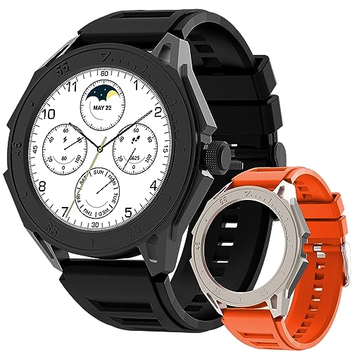 Maxima Raptor Smart Watch with Dual Case Proposition| Advanced Bluetooth Calling| 360x360 px Resolution| 650 Nits| Inbuilt Compass| Voice Assistant| 10 Days Battery Life| Rotating Crown Smartwatch