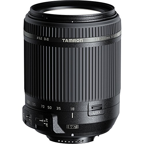 Tamron AF 18-200mm F/3.5-6.3 Di-II VC All-in-One Zoom for Nikon APS-C Digital SLR Black