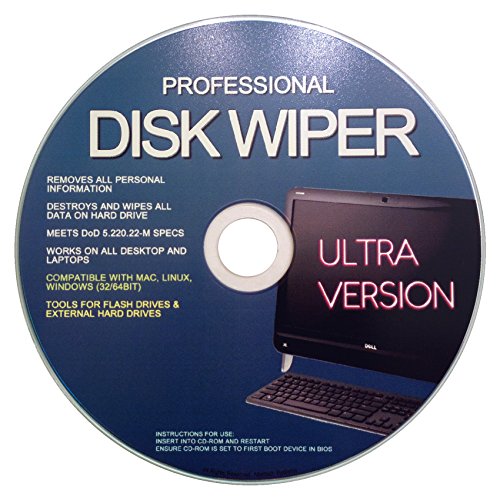Pro Hard Drive Wiper -Data Erasing CD Disc Disk 32/64Bit