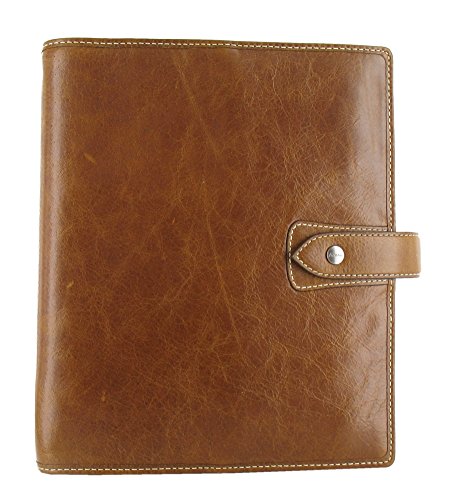 Filofax Malden Leather A5 Ochre Organizer Agenda Diary 2019 + 2020 Calendar with DiLoro Jot Pad refill 025847