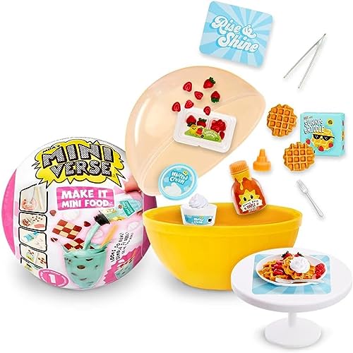 MGA's Miniverse Make It Mini Food Diner Series 1 Minis, Blind Packaging, DIY, Resin Play, Collectors, 8+