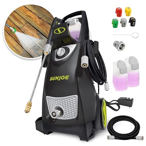 Sun Joe SPX3000 Electric Pressure Washer, 2030 PSI | 1.2 GPM Rated Flow | Dual Detergent Tanks | Ideal for Cars/Fences/RVs/ATVs/Patios/Sidewalk