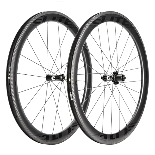 700c Road Bike Carbon Wheels Tubeless Ready Racing Wheelset 50mm Depth 28mm widt