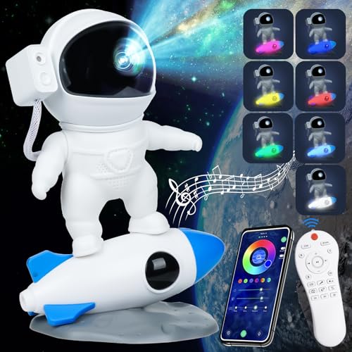 Astronaut Galaxy Projector Star Night Light, Nebula Projector, Space Buddy Projector for Kids, Christmas Birthday Cool Gifts for Son Children Adults Teen Boys Girls 8 9 10 11 12 9-12 12-18 Year Old
