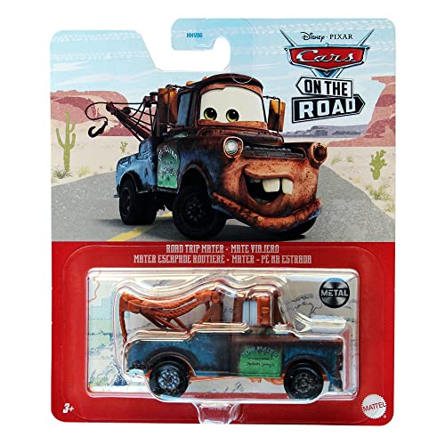 Disney Cars Disney Pixar Cars On The Road Series Road Trip Mater 1:55 Scale Metal Car