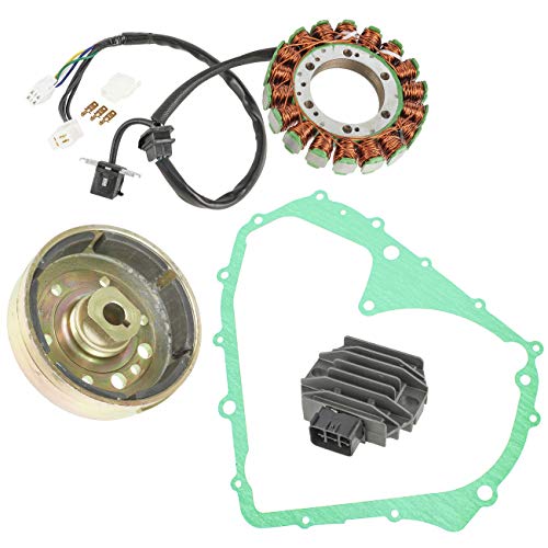 Caltric Stator Regulator Flywheel Compatible with Suzuki LT-A400 LTA400 Eiger 400 2x4 4X4 Auto 2002-2007