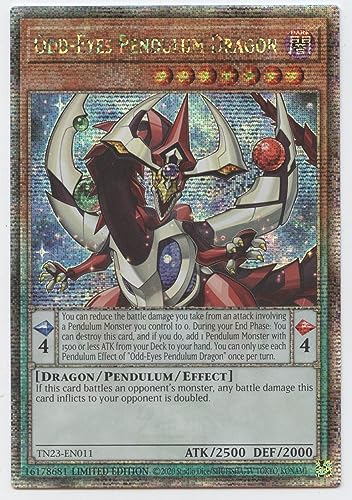 Odd-Eyes Pendulum Dragon - TN23-EN011 - Quarter Century Secret Rare - Limited Edition Brown