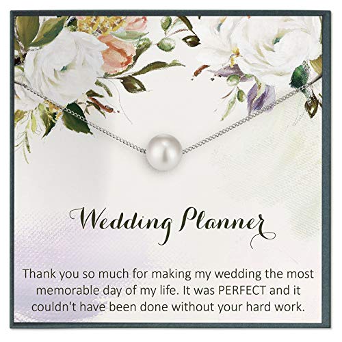 Grace of Pearl Wedding Planner Gift for Wedding Coordinator Gift for Event Planner Gift Thank You Card for Wedding Planner Appreciation Gift