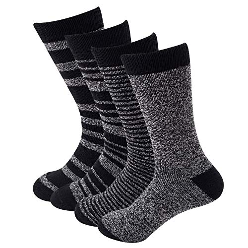 Sock Amazing Thermal Socks Winter Socks for Men Black Boot Socks for Boy&Teens Works Socks Thick Crew Socks Fashion
