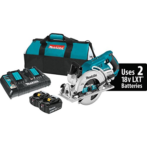 Makita XSR01PT 36V (18V X2) LXT Brushless Rear Handle 7-1/4' Circular Saw Kit (5.0Ah)