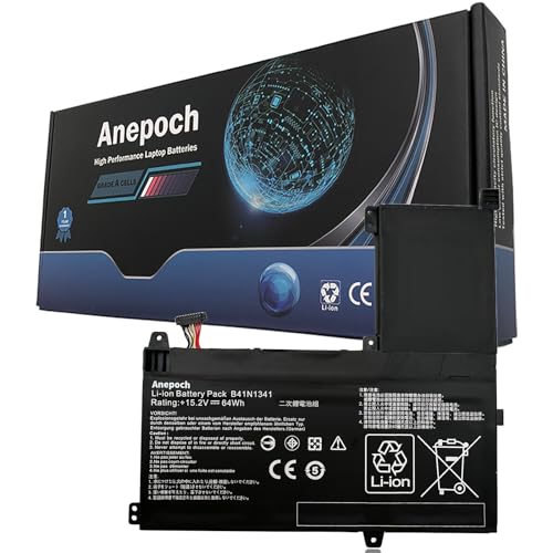 Anepoch B41N1341 Laptop Battery Compatible with ASUS Q502 Q502L Q502LA Q502LA-BBI5T14 Q502LA-BBI5T15 Q502LA-BBI5T12 B41BN95 0B200-00960000 15.2V 64Wh 4110mAh