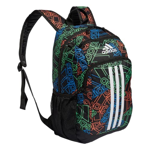 adidas Creator 2 Backpack, Outline BOS Toss/Black/White, One Size