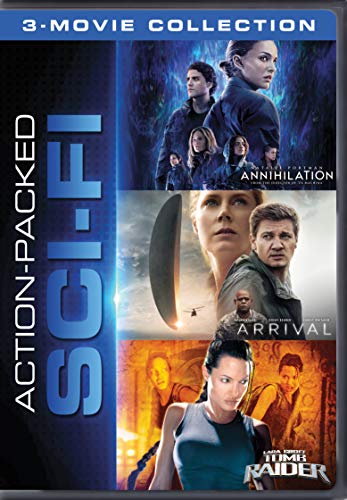 Action-Packed Sci-Fi: Annihilation / Arrival / Lara Croft Tomb Raider (3 Dvd)