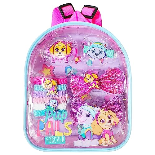 LUV HER PAW Patrol Girls Backpack with Hair Accessory Toy Set Ages 3