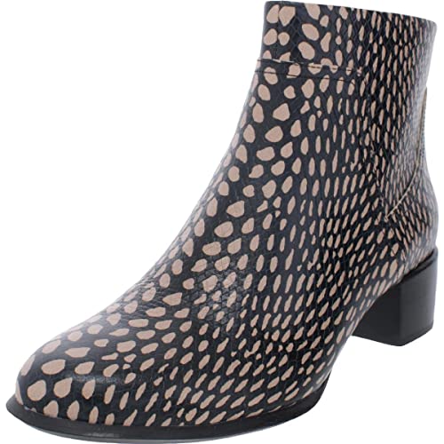 Vionic Women's Vivien Kamryn Waterproof Ankle Boot- Supportive Short Booties That Include Three-Zone Comfort with Orthotic Insole Arch Support, Medium Fit Black Spot 7 Medium US