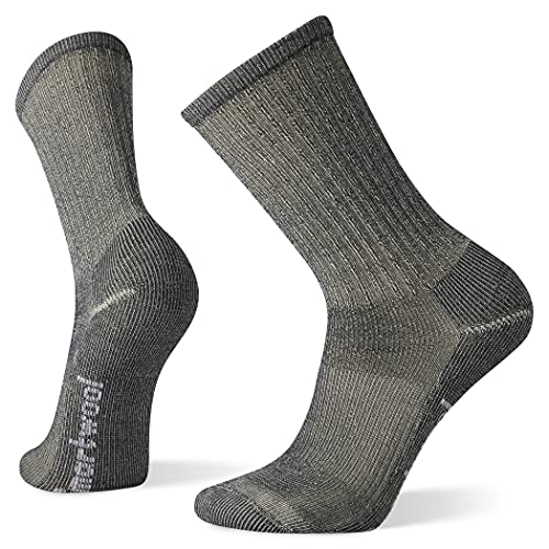 Smartwool Men's Classic Hike Light Cushion Crew Socks,1 pieces, Light Gray, Large
