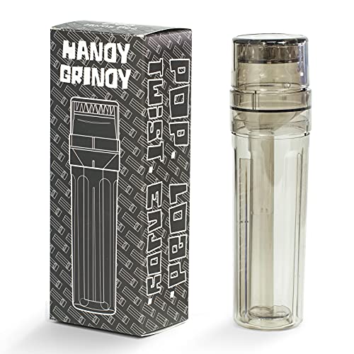 Horns Bee Protable Herb Grinder - Cone Rolling Machine, All-in-One Cone Loader, Pre Roll Machine Grinder for Herbs Accessories with Mess-Free Loading (Black)