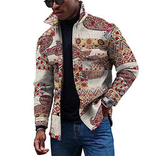 Jacket Hallowen Hoodie for Men Mens Plaid Suit Grey Zip Up Hoodie Sweater Vest Windbreaker Men Indian Vest Men Men's Casual Blazers Pink Sweatshirt Leather Jacket(Coffee,X-Large)