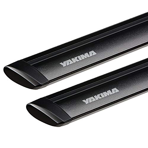 YAKIMA, JetStream Bar Aerodynamic Crossbars for Roof Rack Systems, Set of 2, Black, Medium (60')