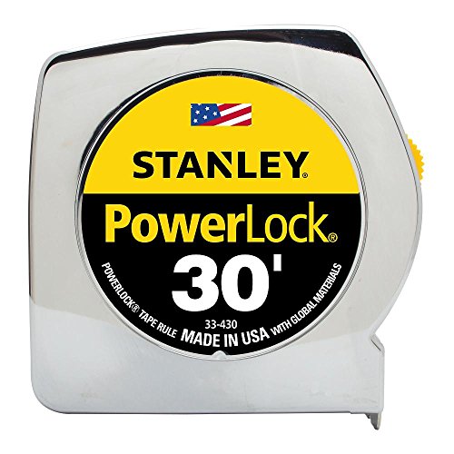 STANLEY PowerLock Tape Measure, 30-Foot (33-430)