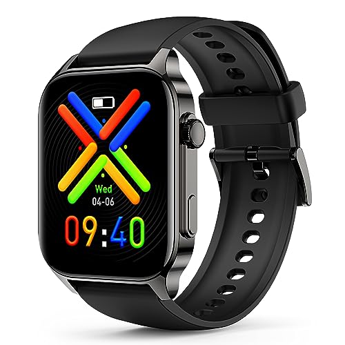 Smart Watch, Infrared True Blood Oxygen Monitor, 1.91' HD Smartwatch for Men with Heart Rate, Blood Pressure, Sleep Monitor, IP68 Waterproof Fitness Tracker Compatible with Android iOS iPhone