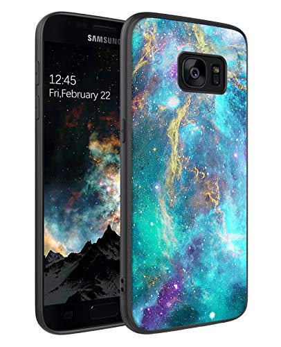 BENTOBEN Galaxy S7 Case, Phone Case Samsung S7, Slim Fit Glow in The Dark Shockproof Protective Hybrid Hard PC Soft TPU Bumper Drop Protection Non-Slip Girls Women Covers for Samsung S7, Nebula Design