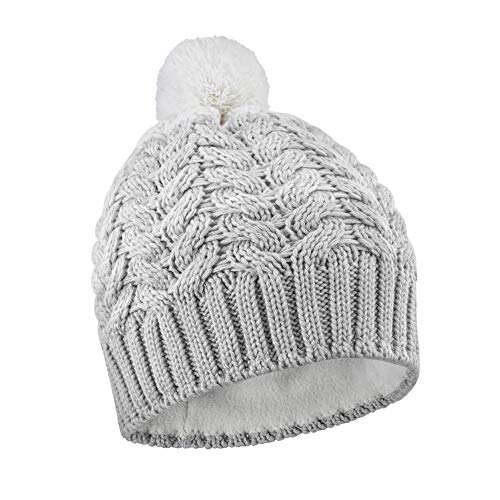 Salomon Women's Poly Beanie, Lunar Rock/White, One Size Fits All
