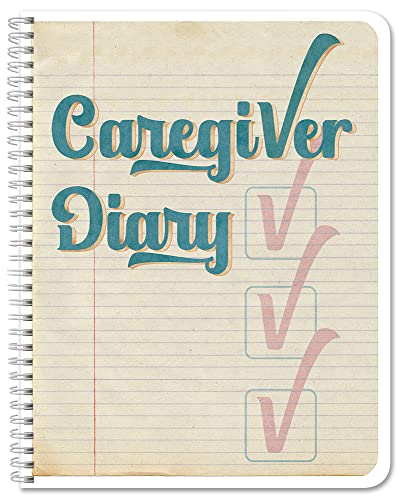 BookFactory Caregiver Daily Log Book/Caretaker Daily Task Log for Assisted Living Patients, Long Term Care Diary - Old Cover, Wire-O, 100 Pages, 8.5' x 11' (JOU-100-7CW-PP(Caregiver))…