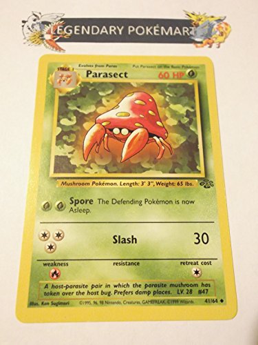 Pokemon - Parasect - 41/64 - Uncommon - Unlimited Edition