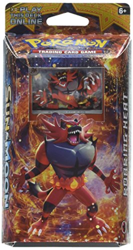 Pokemon TCG: Sun & Moon - Incineroar Roaring Heat Theme Deck | Full Ready to Play Deck of 60 Cards | Includes Cracked Ice Holofoil Version of Incineroar Plus Deck Case, Litten Metallic Coin & More