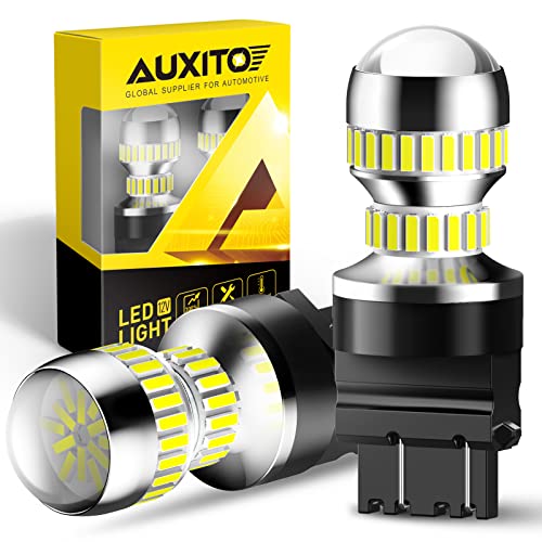 AUXITO 3157 LED Bulb for Reverse Lights, Super Bright 3156 3056 3057 4157 3047 4057 3457 4114 LED Bulb for Backup Reverse Tail Parking Brake DRL Turn Signal Lights, Pack of 2