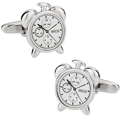 Cuff-Daddy Alarm Clock Cufflinks with Presentation Box