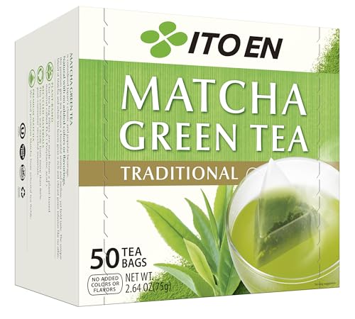 Ito En Traditional Matcha Green Tea 50 Count Zero Calories, Caffeinated