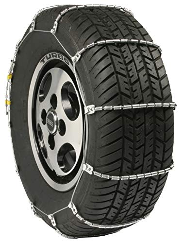 SCC SC1032 Radial Chain Cable Traction Tire Chain, Silver, Set of 2