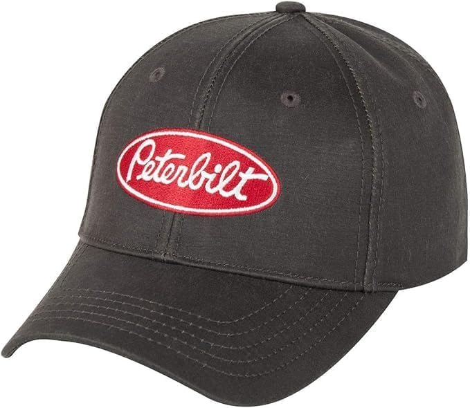 Generic Peterbilt Trucks Motors Water Resistant Brown Oilcloth Cap/Hat