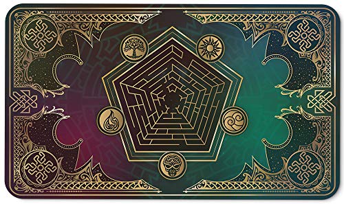 Paramint Mana Blast - MTG Playmat - Compatible for Magic The Gathering Playmat for Casual & Competitive Card Matches - Play MTG, YuGiOh, TCG - Original Play Mat Art Designs & Accessories