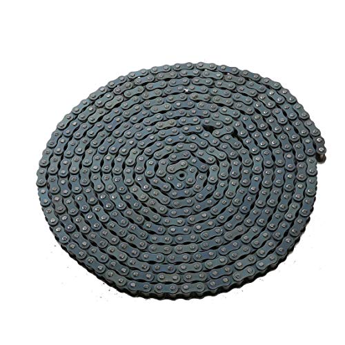 TOPENS LT08B Roller Chain 20 Feet with 2 Connecting Links for Chain Driven Sliding Gate Opener for Replacement and Extension 08B Metric Standard 428#