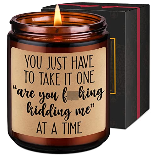LEADO Candles, Funny Gifts for Women, Men - Boss Gifts, Coworker Gifts for Women - Birthday, for Coworkers, Gifts for Boss, Work Bestie Gifts - Relaxing Gifts for Women, Men