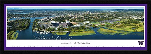 Husky Stadium and University of Washington Campus Aerial - Blakeway Panoramas Print