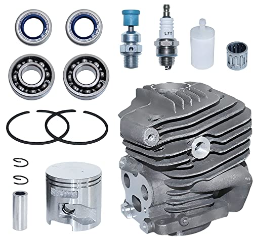 AUMEL 51mm Cylinder Piston Kit For K750 K760 Husqvarna Partner K750 K760 Cutoff Concrete Saw Replace 506 38 61-71.