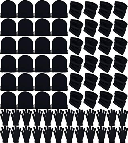 72x Winter Gloves, Beanies, Neck Warmers Unisex Bulk Pack Donation Charity Care Bundle