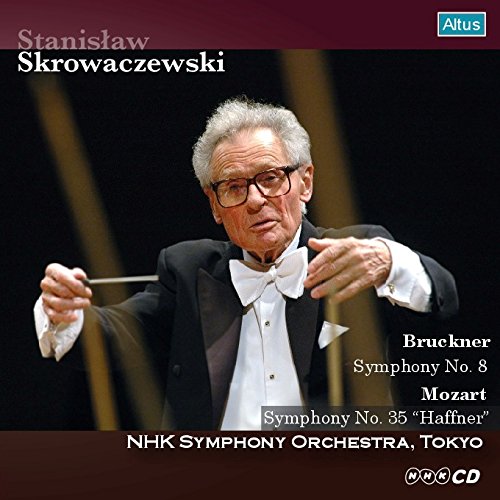 Mozart: Symphony No. 35 'Hafner' | Brookner: Symphony No. 8 (Bruckner: Symphony No.8 | Mozart : Symphony No.35 ''Haffner'' / Stanislaw Skrowaczewski | NHK Symphony Orchestra, Tokyo) [2CD] [Japanese Belt and Instructions Included]